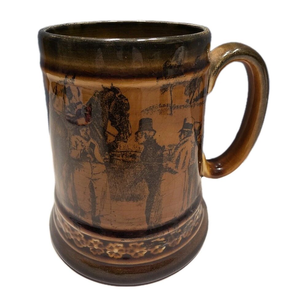 Vintage Mug Ridgway England, Scenes from Coaching Days & Coaching Ways